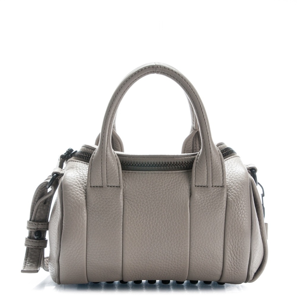 ALEXANDER WANG Mini Rockie Gray MatteBlk Hardware